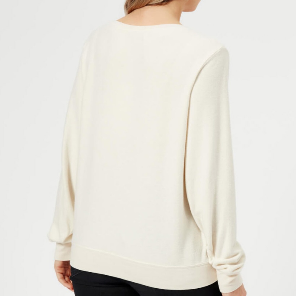 Wildfox This Is My Day Off Sweatshirt Baggy Jumper - Picture 3 of 8